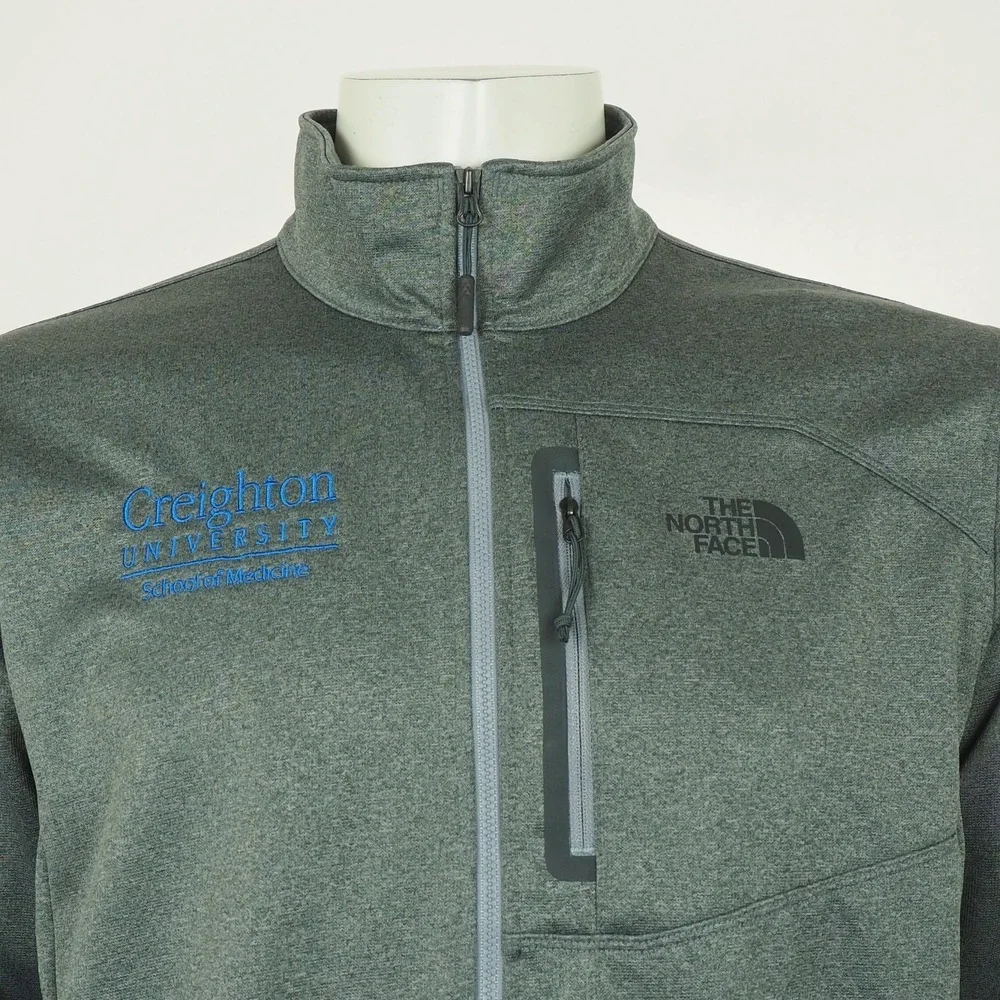 The North Face Pullover Shirt Mens Large Gray Mock Creighton School of Medicine